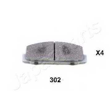 Колодки тормозные дисковые задний для MAZDA 323 F(BJ), 323(BG), 6(GG,GH,GY), 626(GD,GF,GV,GW), FAMILIA(BJ), PREMACY(CP), RX 7(FC,FD,SA) <b>JAPANPARTS PP-302AF</b>-1