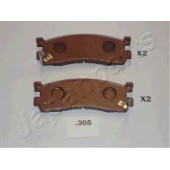 Колодки тормозные дисковые задний для MAZDA 626(GD,GV), 929(HC), MPV(LV,LW), XEDOS 9(TA) <b>JAPANPARTS PP-305AF</b>