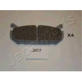Колодки тормозные дисковые задний для MAZDA 626(GE,GV), MX-6(GE), XEDOS 6(CA), XEDOS 9(TA) <b>JAPANPARTS PP-307AF</b>
