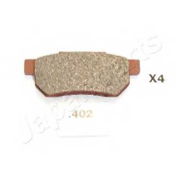 Колодки тормозные дисковые задний для HONDA ACCORD(CA,CB), INTEGRA(DA), PRELUDE(BA) <b>JAPANPARTS PP-402AF</b>