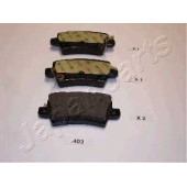 Колодки тормозные дисковые задний для HONDA CIVIC(FK,FN) <b>JAPANPARTS PP-403AF</b>