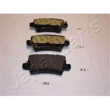 Колодки тормозные дисковые задний для HONDA CIVIC(FK,FN) <b>JAPANPARTS PP-403AF</b>