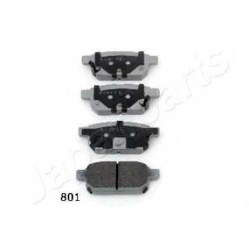Колодки тормозные дисковые задний для SUZUKI SWIFT(FZ,NZ), SX4 S-Cross, VITARA(LY) <b>JAPANPARTS PP-801AF</b>