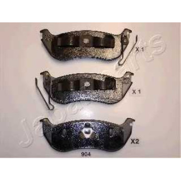 Колодки тормозные дисковые задний для JEEP CHEROKEE(KJ), WRANGLER(TJ) <b>JAPANPARTS PP-904AF</b>