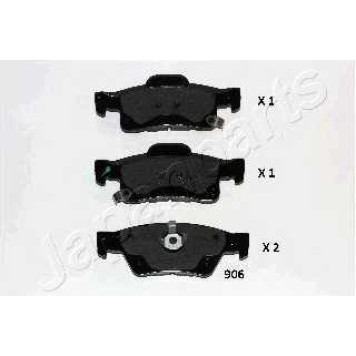 Колодки тормозные дисковые задний для JEEP GRAND CHEROKEE(WK,WK2) <b>JAPANPARTS PP-906AF</b>