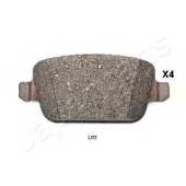 Колодки тормозные дисковые задний для LAND ROVER FREELANDER(FA#,LF#) <b>JAPANPARTS PP-L03AF</b>