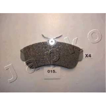 Колодки тормозные дисковые передний для NISSAN ALMERA(N16), PRIMERA(P10,P11,W10) <b>JAPKO 50015</b>