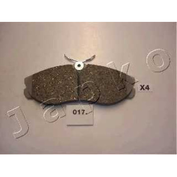 Колодки тормозные дисковые передний для NISSAN SERENA(C23M), TERRANO(R20), VANETTE(HC 23) <b>JAPKO 50017</b>