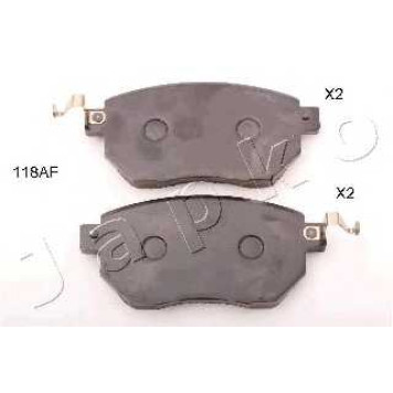Колодки тормозные дисковые передний для INFINITI FX / NISSAN MURANO(Z50) <b>JAPKO 50118</b>