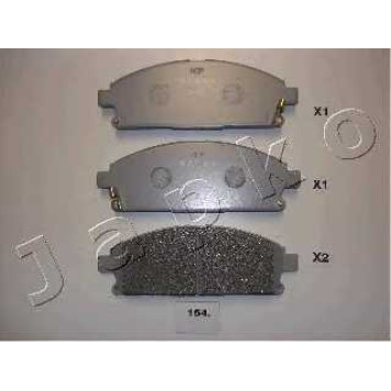Колодки тормозные дисковые передний для INFINITI QX4 / NISSAN PATHFINDER(R50), X-TRAIL(T30) <b>JAPKO 50154</b>
