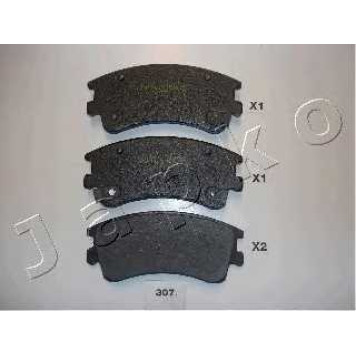 Колодки тормозные дисковые передний для MAZDA 6(GG,GY) <b>JAPKO 50307</b>