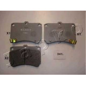 Колодки тормозные дисковые передний для KIA PRIDE(DA), RIO(DC,DC#) / MAZDA 121(DB), 323 P(BA), 323(BF,BG,BW), DEMIO(DW), FAMILIA(BA,BG) <b>JAPKO 50341</b>