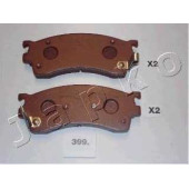 Колодки тормозные дисковые передний для MAZDA 323 F(BJ), 323 P(BA), 626(GE,GF,GV,GW), FAMILIA(BA,BJ), MX-6(GE), PREMACY(CP), XEDOS 6(CA) <b>JAPKO 50399</b>
