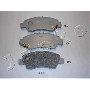 Колодки тормозные дисковые передний для HONDA CITY, CIVIC(EG,EH,EJ,EK,EM1,MA,MB), JAZZ(GD), LOGO(GA3) <b>JAPKO 50425</b>