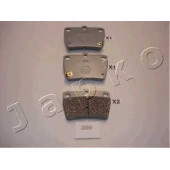 Колодки тормозные дисковые задний для CHERY J11, TIGGO 3 / TOYOTA RAV 4(ACA2#,CLA2#,XA2#,ZCA2#) <b>JAPKO 51256</b>