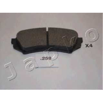 Колодки тормозные дисковые задний для TOYOTA CAMRY(#XV3#,ACV3#,MCV3#), LAND CRUISER 100(FZJ1#,UZJ1#) <b>JAPKO 51259</b>