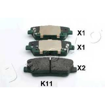 Колодки тормозные дисковые задний для HYUNDAI EQUUS / CENTENNIAL, GENESIS, SANTA FE(DM) / KIA SORENTO(XM) <b>JAPKO 51K11</b>