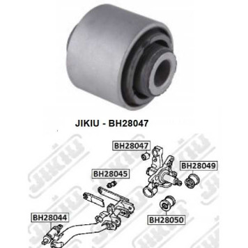 Сайлентблок задн подвески HONDA CR-V II-IV, CIVIC 01-05 <b>JIKIU BH28047</b>