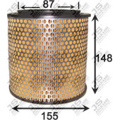 Фильтр воздушный <b>JS ASAKASHI A143J</b>