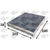 Фильтр салонный угольный <b>JS ASAKASHI AC0111C</b>