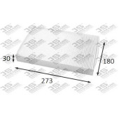 Фильтр салонный <b>JS ASAKASHI AC2508</b>