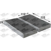 Фильтр салонный угольный (комплект из 2-х шт) <b>JS ASAKASHI AC803CSET</b>