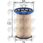 Фильтр топливный (элемент) <b>JS ASAKASHI FE33001</b>