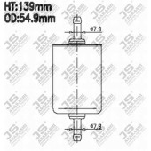 Фильтр топливный <b>JS ASAKASHI FS516J</b>