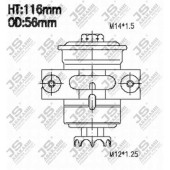 Фильтр топливный <b>JS ASAKASHI FS6202U</b>