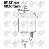 Фильтр топливный <b>JS ASAKASHI FS7201</b>