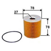 Фильтр масляный (элемент) <b>JS ASAKASHI OE0007</b>