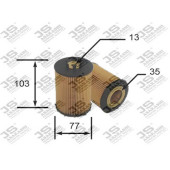 Фильтр масляный (элемент) <b>JS ASAKASHI OE0055</b>