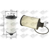 Фильтр масляный (элемент) <b>JS ASAKASHI OE46001</b>