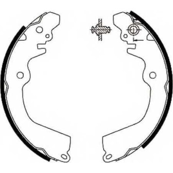 Колодки торм.бар.MITSUBISHI CARISMA/COLT/GALANT/LANCER/SPACE RUNNER 92 <b>JURID 361937J</b>