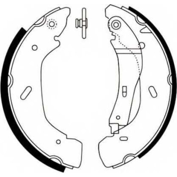 Колодки тормозные барабанные FORD TRANSIT 00-06 <b>JURID 362415J</b>