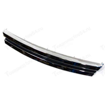 Решетка радиатора ВАЗ 2170 Приора хром 2 широкие полосы без знака <b>КАЛИСМА 2170-2803061</b>