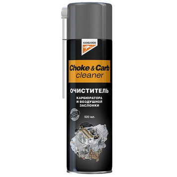 Очиститель карбюратора и воздушной заслонки Choke&carb cleaner, 520мл KANGAROO 320805