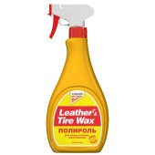 Полироль для пластика, кожи и резины Leather&Tire Wax (500мл), триггер