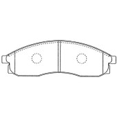 Колодки тормозные дисковые <b>KASHIYAMA D1223</b>