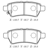 Заменен на H колодки тормозные дисковые <b>KASHIYAMA D1272M</b>