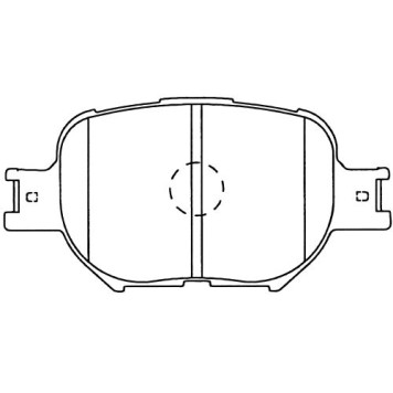 Заменен на H колодки тормозные дисковые пер. TOYOTA COROLA VERSO 1.8 01- <b>KASHIYAMA D2180</b>