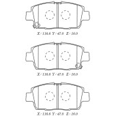 Колодки тормозные дисковые <b>KASHIYAMA D2257M</b>