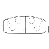 Заменен на H колодки тормозные дисковые задн. 626 91-94 <b>KASHIYAMA D3027</b>