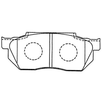 Зам на H колодки тормозные дисковые пер. Honda Civic 87-91 <b>KASHIYAMA D5011</b>