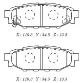 Заменен на H колодки тормозные дисковые <b>KASHIYAMA D7064M</b>