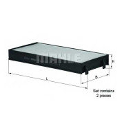 Фильтр салонный KNECHT 70354942 / LA 221/S