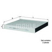 Фильтр салонный KNECHT 70521738 / LAK 467/S