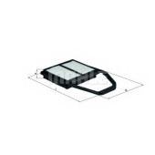 Фильтр воздушный KNECHT 76641617 / LX 1562