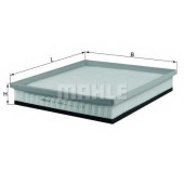 Фильтр воздушный KNECHT 76886675 / LX 1583