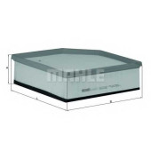 Фильтр воздушный KNECHT 70328509 / LX 1607/1